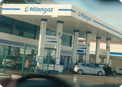 Milangaz yanında her şey yolunda!